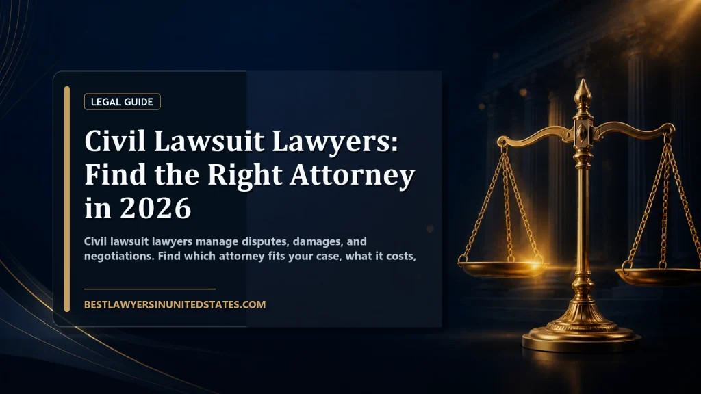 Civil Lawsuit Lawyers: Find the Right Attorney in 2026 featured legal article image