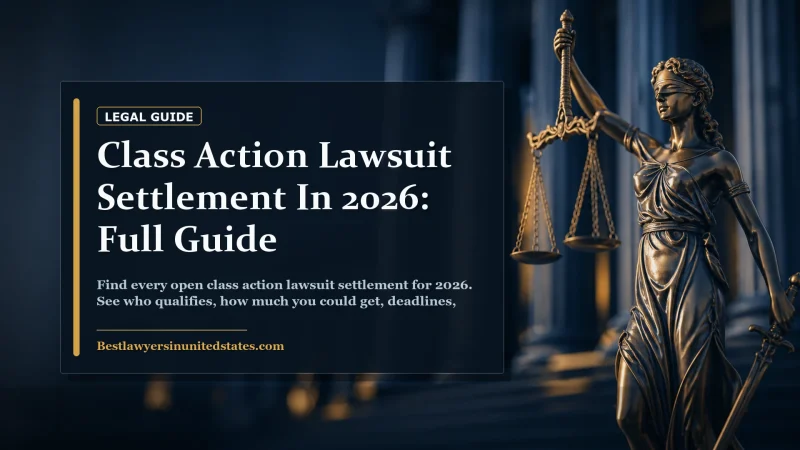 Class Action Lawsuit Settlement in 2026: Full Guide featured legal article image