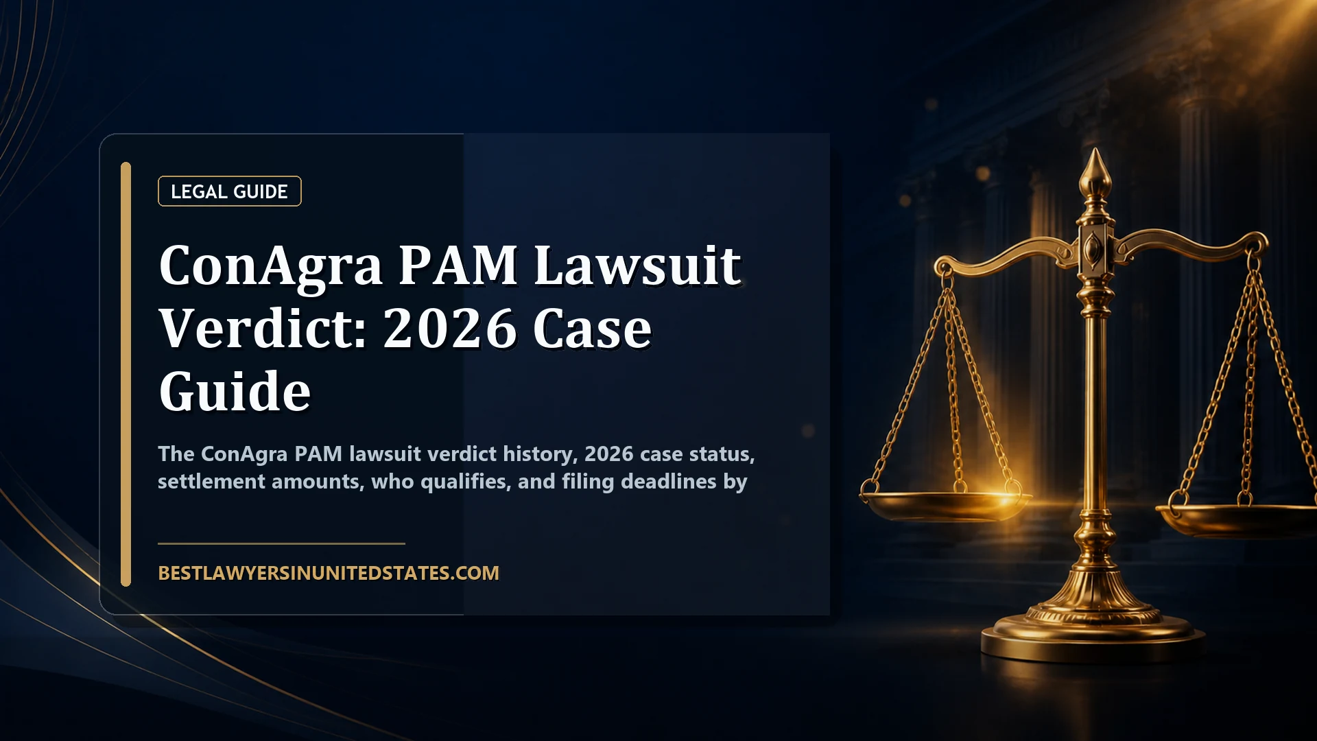 ConAgra PAM Lawsuit Verdict: 2026 Case Guide featured legal article image