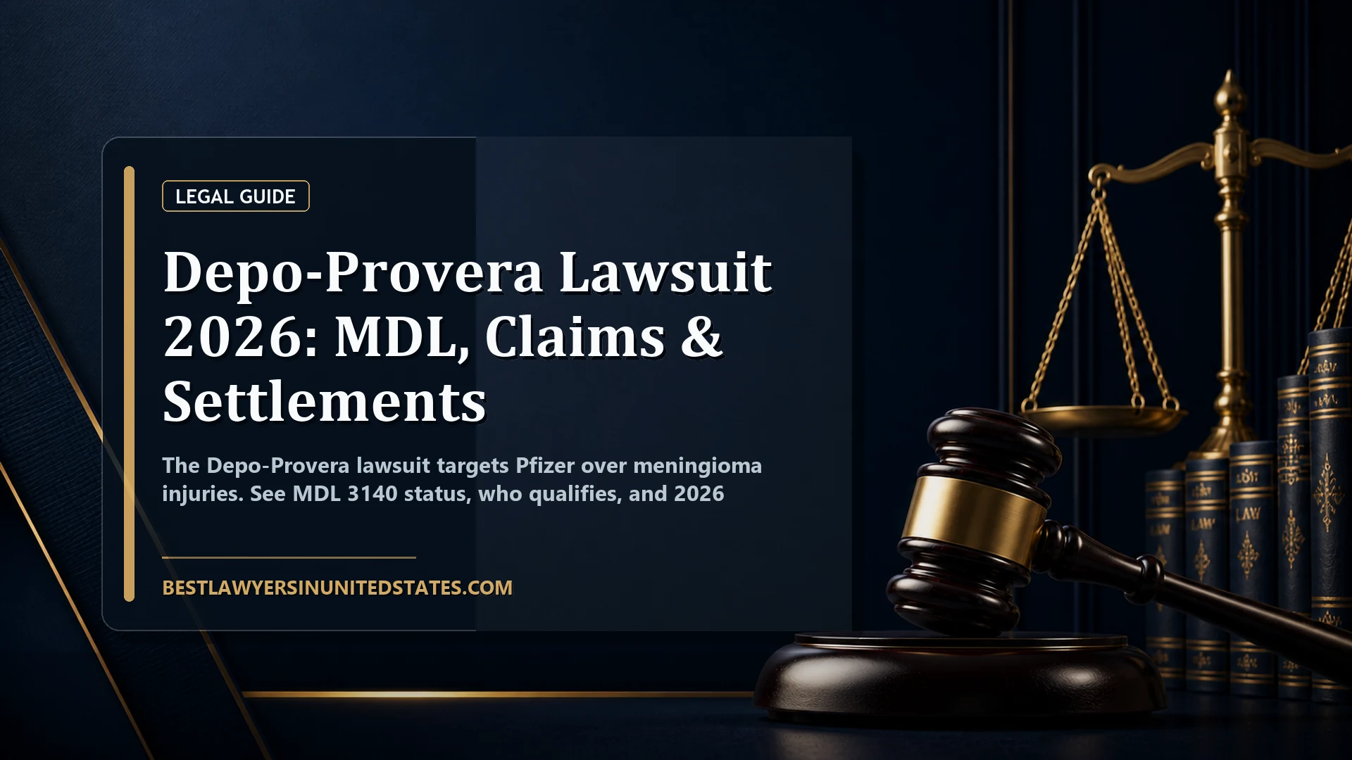 Depo-Provera Lawsuit 2026: MDL, Claims & Settlements featured legal article image