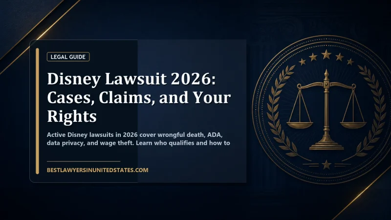 Disney Lawsuit 2026: Cases, Claims, and Your Rights featured legal article image