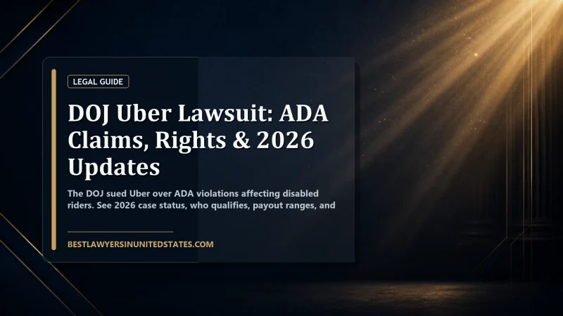 DOJ Uber Lawsuit: ADA Claims, Rights & 2026 Updates featured legal article image