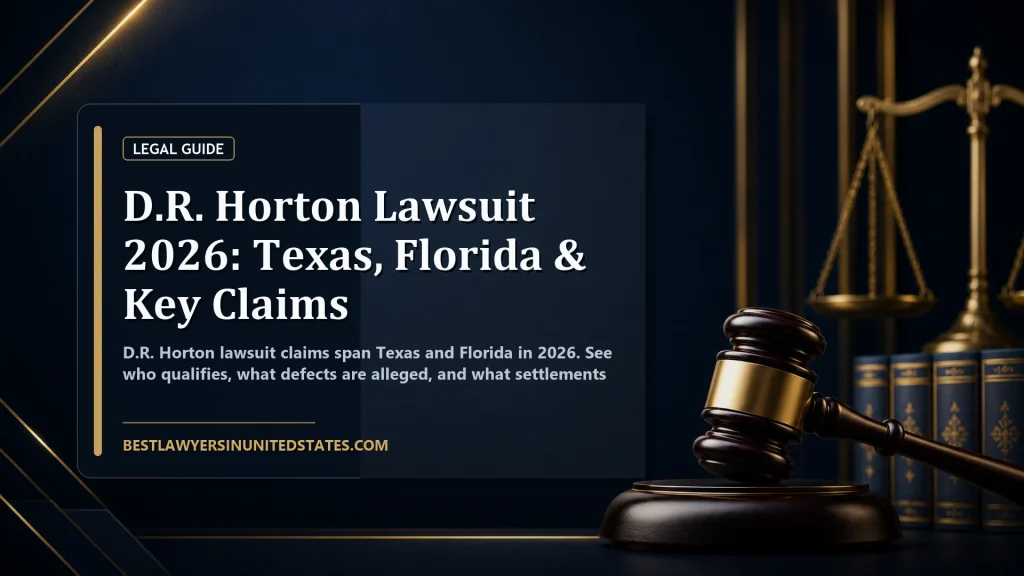 D.R. Horton Lawsuit 2026: Texas, Florida & Key Claims featured legal article image