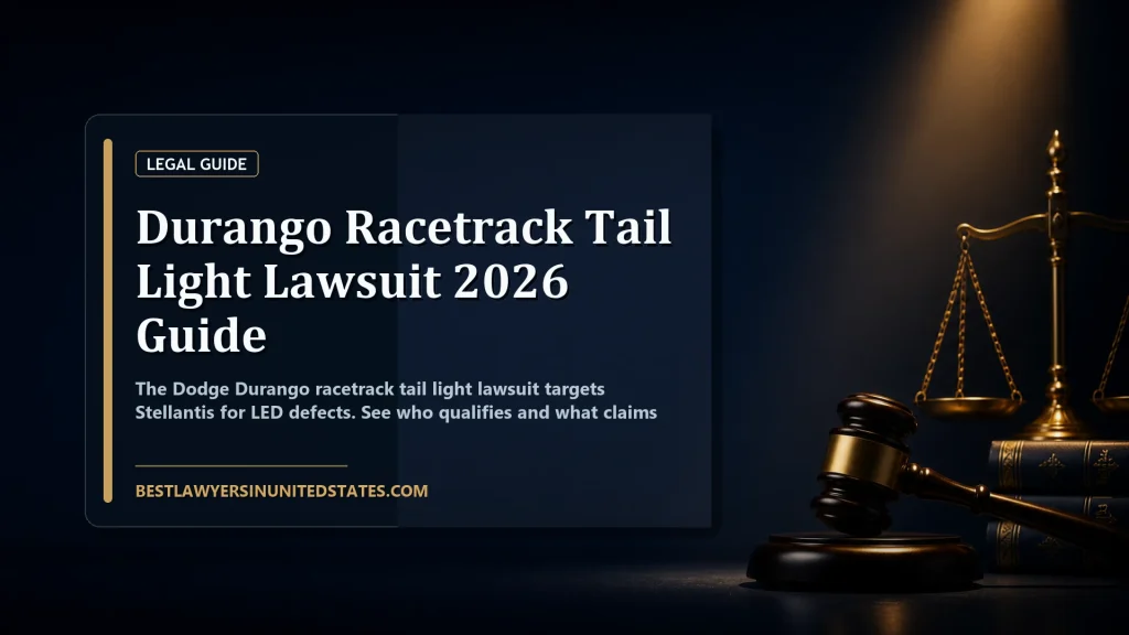 Durango Racetrack Tail Light Lawsuit 2026 Guide featured legal article image