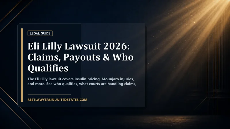 Eli Lilly Lawsuit 2026: Claims, Payouts & Who Qualifies featured legal article image