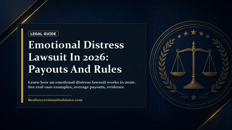 Emotional Distress Lawsuit in 2026: Payouts and Rules featured legal article image