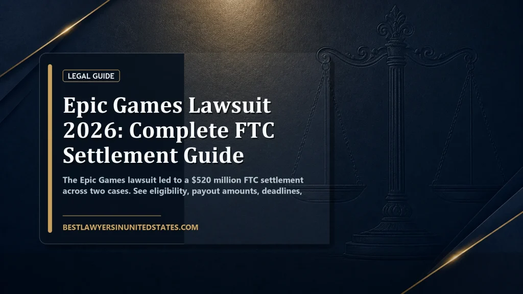 Epic Games Lawsuit 2026: Complete FTC Settlement Guide featured legal article image