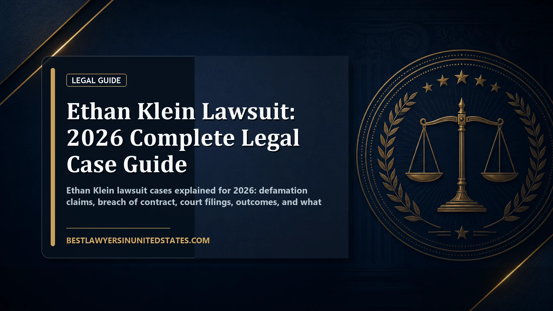 Ethan Klein Lawsuit: 2026 Complete Legal Case Guide featured legal article image
