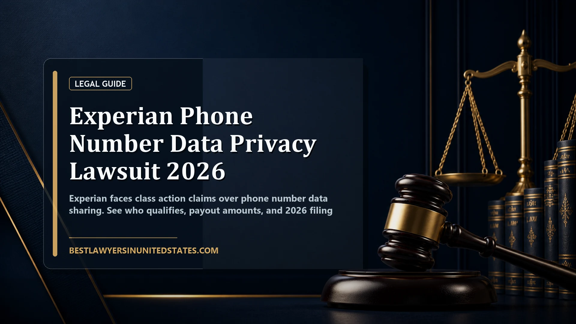 Experian Phone Number Data Privacy Lawsuit 2026 featured legal article image