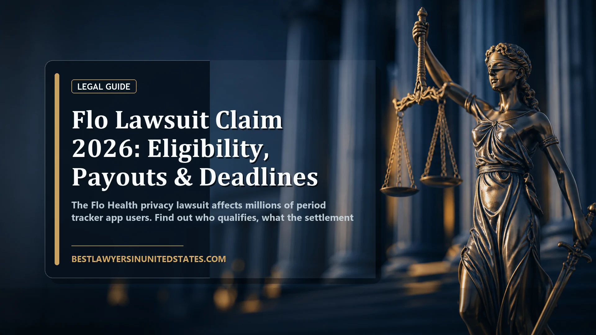 Flo Lawsuit Claim 2026: Eligibility, Payouts & Deadlines featured legal article image