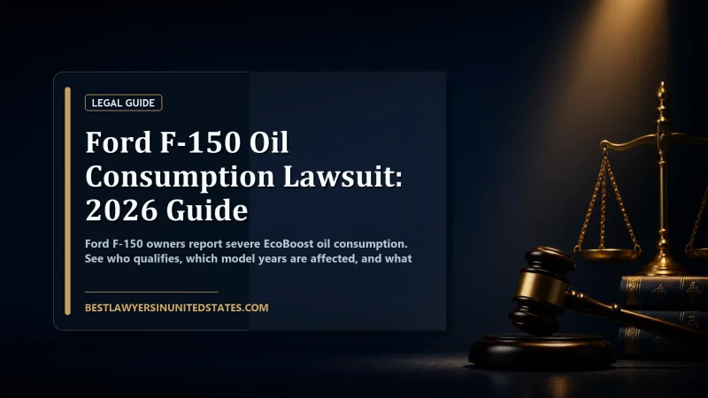 Ford F-150 Oil Consumption Lawsuit: 2026 Guide featured legal article image