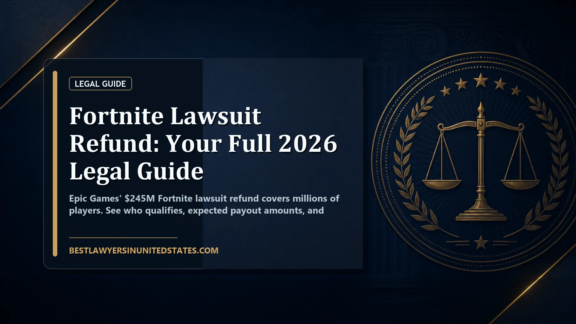 Fortnite Lawsuit Refund: Your Full 2026 Legal Guide featured legal article image