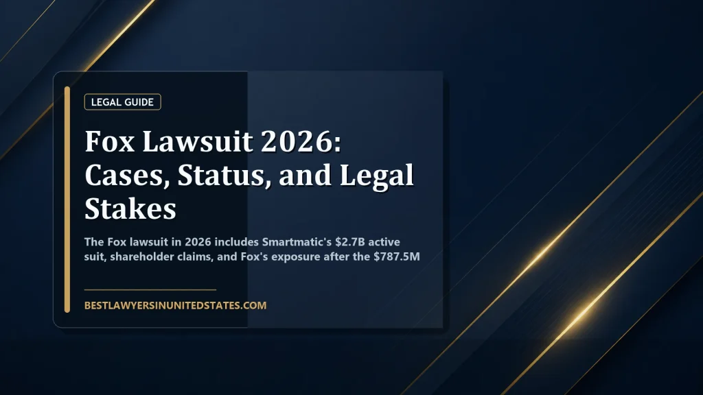 Fox Lawsuit 2026: Cases, Status, and Legal Stakes featured legal article image