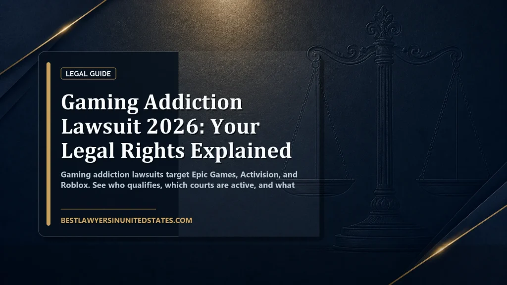 Gaming Addiction Lawsuit 2026: Your Legal Rights Explained featured legal article image