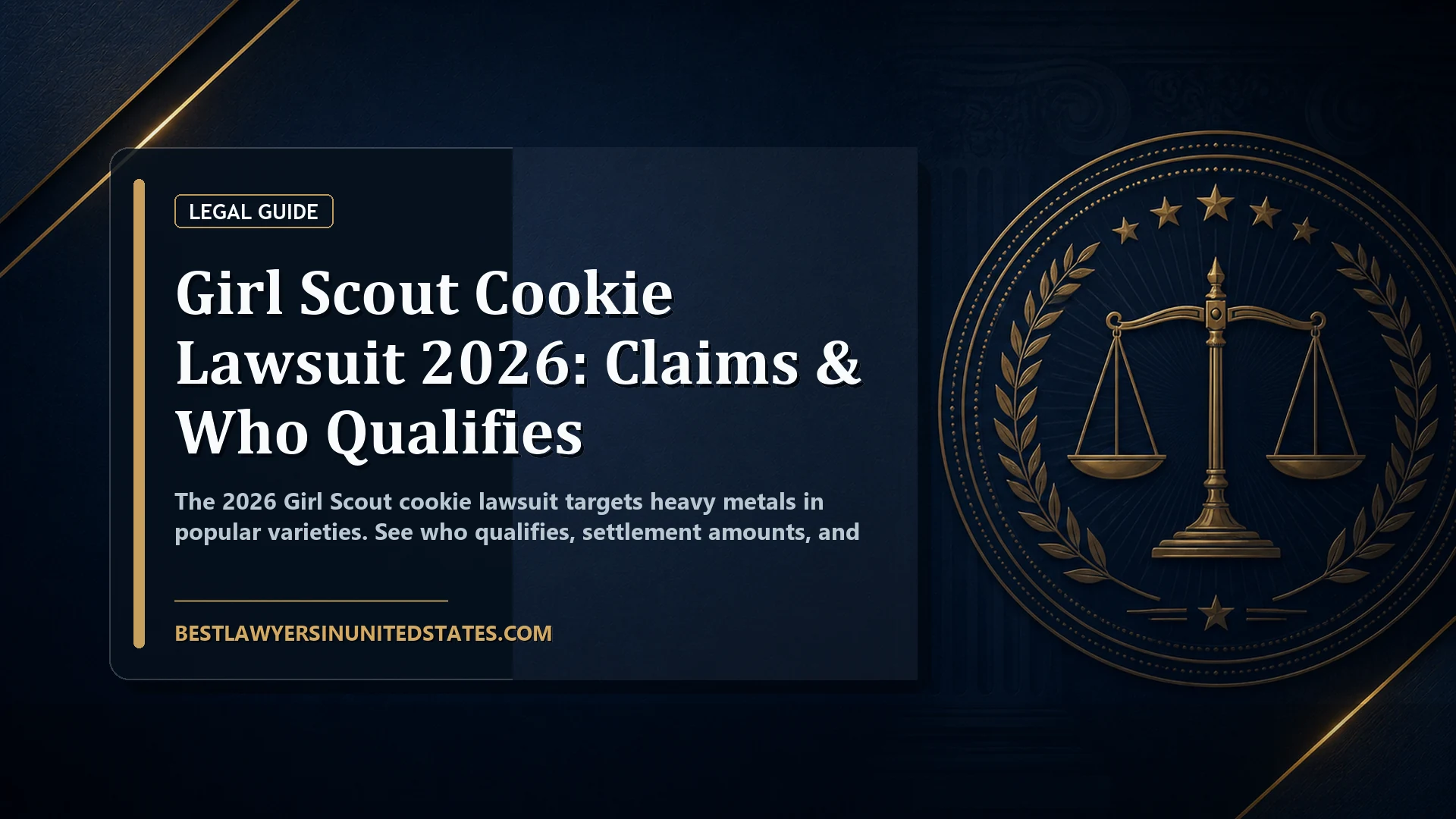 Girl Scout Cookie Lawsuit 2026: Claims & Who Qualifies featured legal article image
