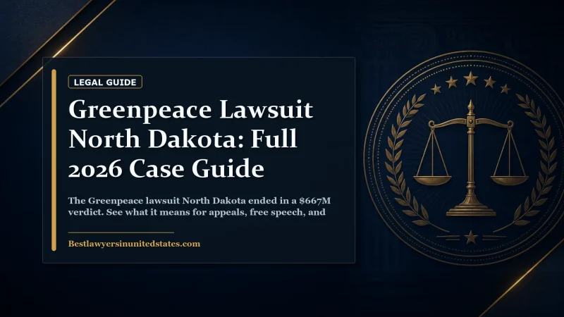 Greenpeace Lawsuit North Dakota: Full 2026 Case Guide featured legal article image