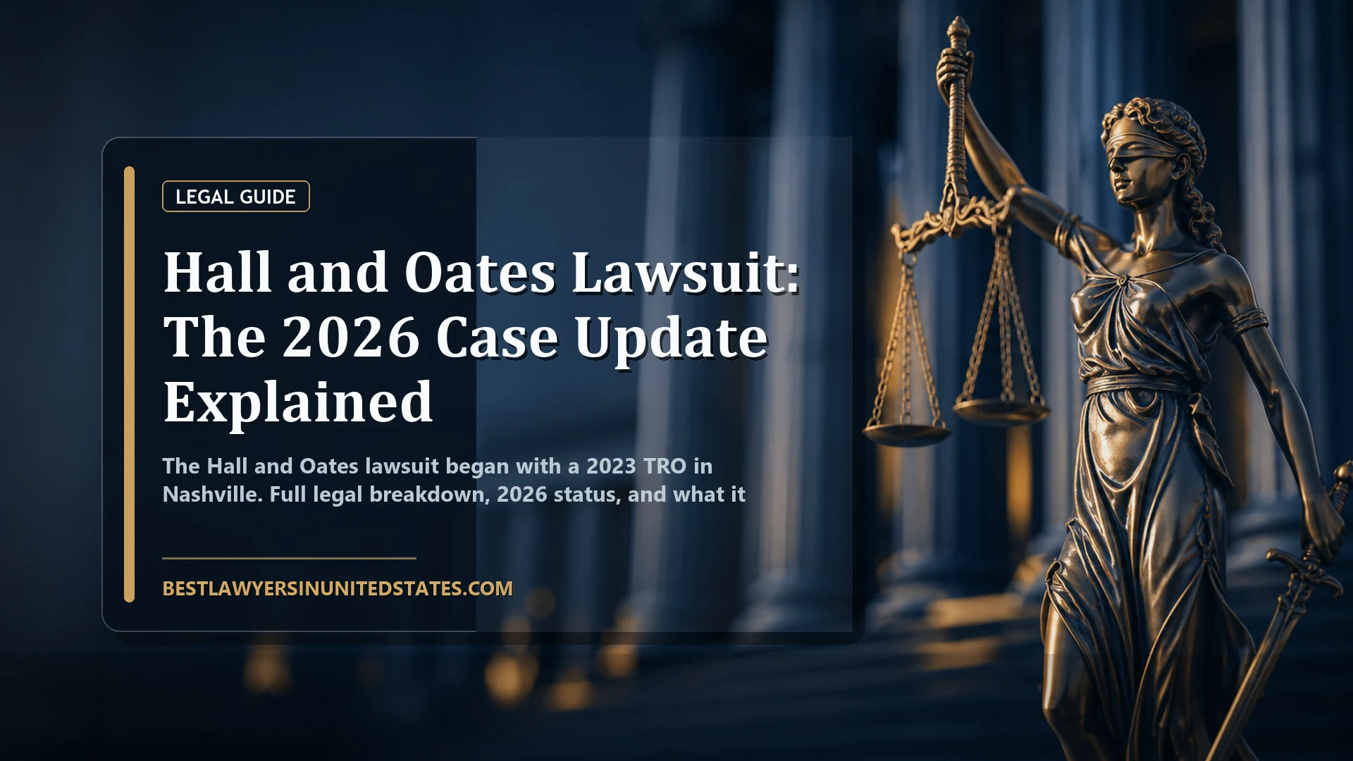 Hall and Oates Lawsuit: The 2026 Case Update Explained featured legal article image