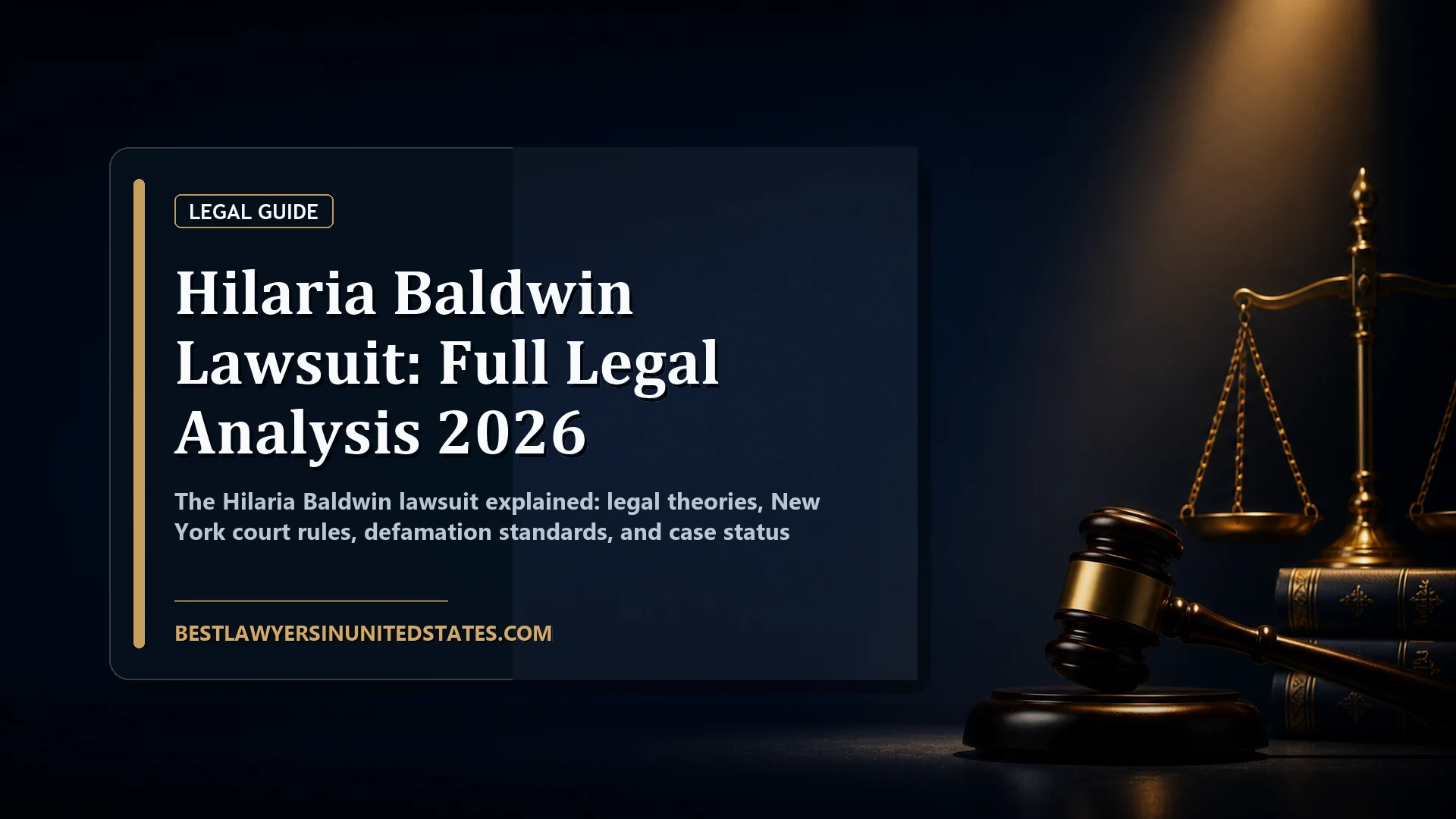 Hilaria Baldwin Lawsuit: Full Legal Analysis 2026 featured legal article image