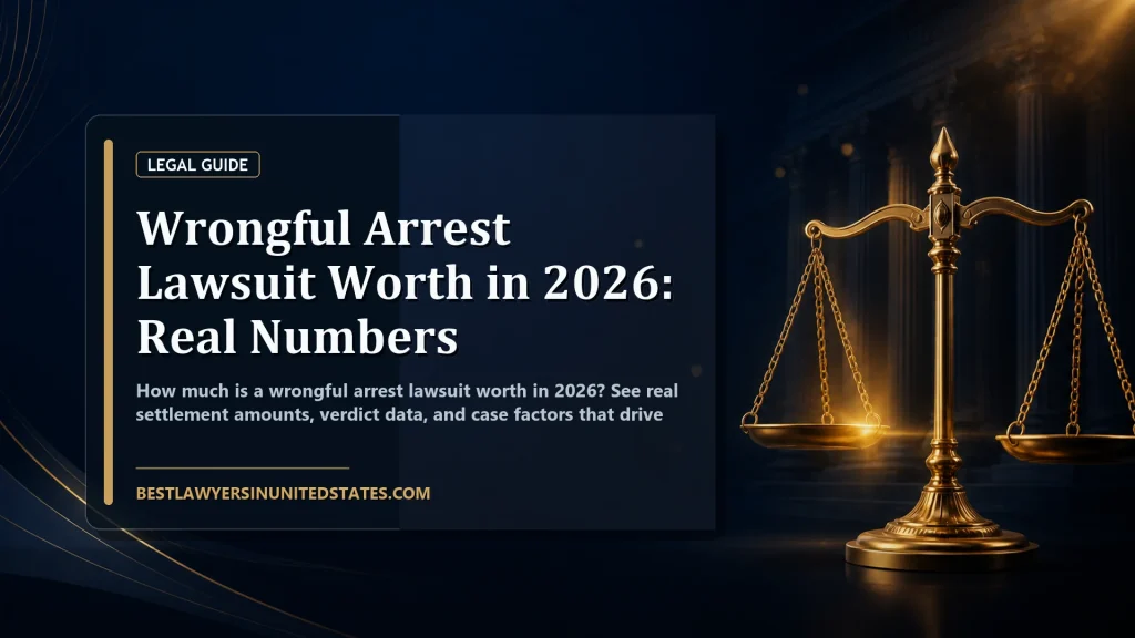 Wrongful Arrest Lawsuit Worth in 2026: Real Numbers featured legal article image