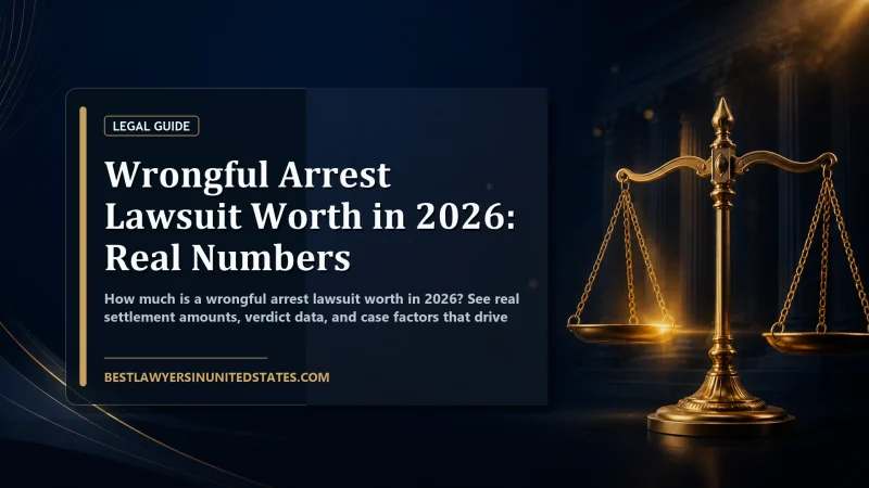Wrongful Arrest Lawsuit Worth in 2026: Real Numbers featured legal article image