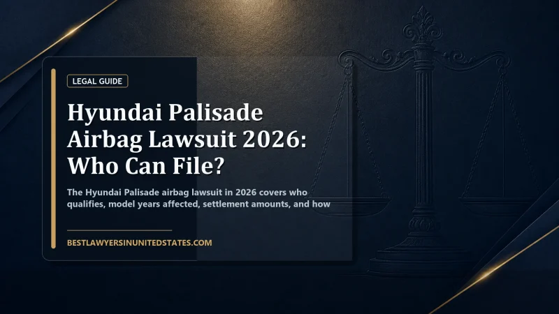 Hyundai Palisade Airbag Lawsuit 2026: Who Can File? featured legal article image
