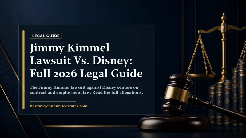 Jimmy Kimmel Lawsuit vs. Disney: Full 2026 Legal Guide featured legal article image