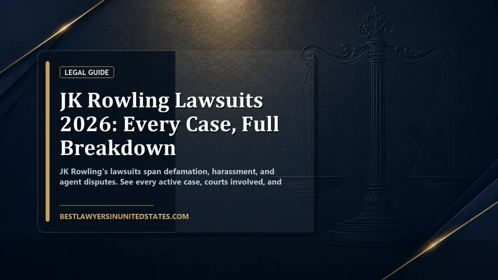 JK Rowling Lawsuits 2026: Every Case, Full Breakdown featured legal article image