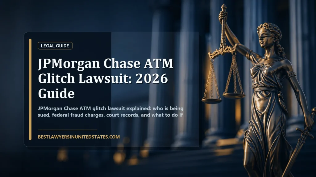 JPMorgan Chase ATM Glitch Lawsuit: 2026 Guide featured legal article image