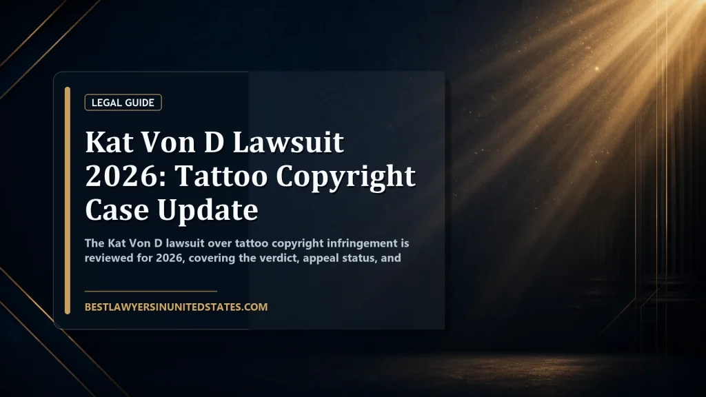 Kat Von D Lawsuit 2026: Tattoo Copyright Case Update featured legal article image
