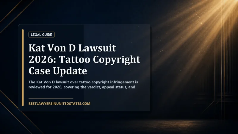 Kat Von D Lawsuit 2026: Tattoo Copyright Case Update featured legal article image