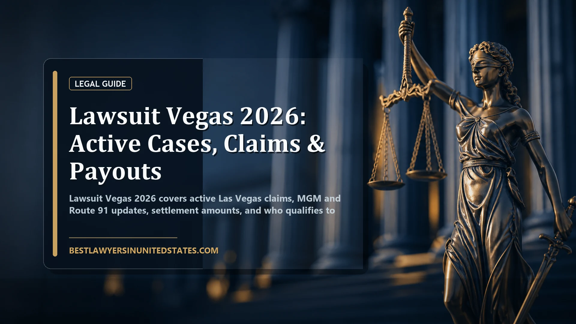 Lawsuit Vegas 2026: Active Cases, Claims & Payouts featured legal article image