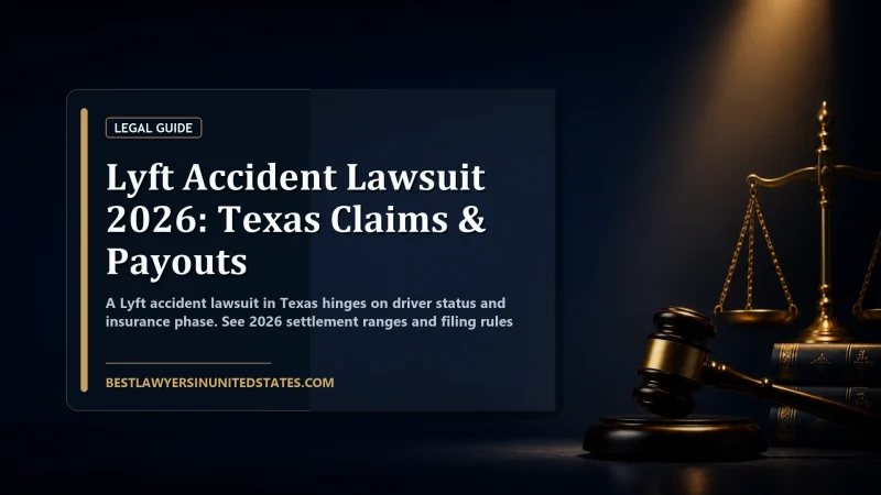 Lyft Accident Lawsuit 2026: Texas Claims & Payouts featured legal article image
