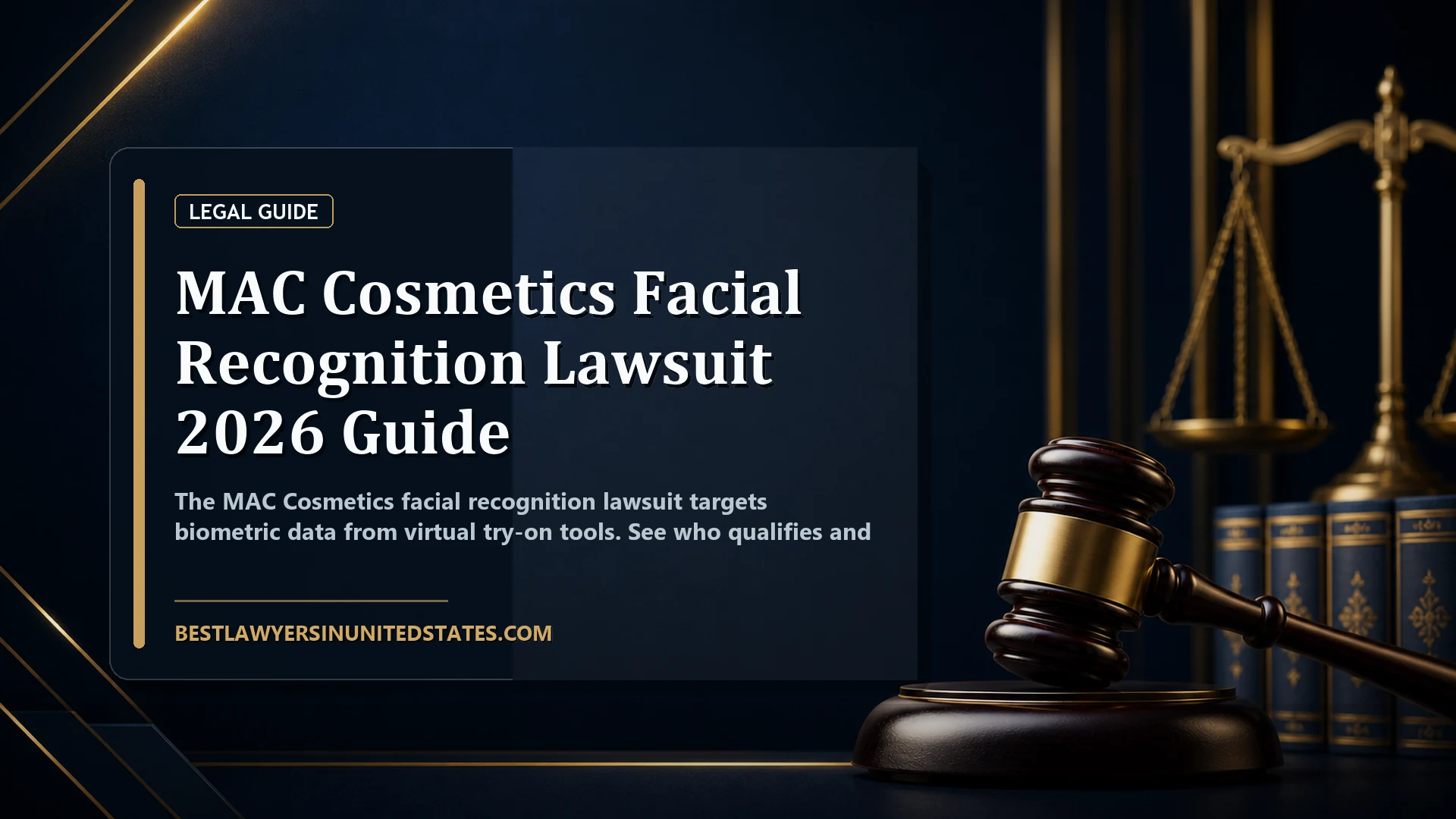 MAC Cosmetics Facial Recognition Lawsuit 2026 Guide featured legal article image