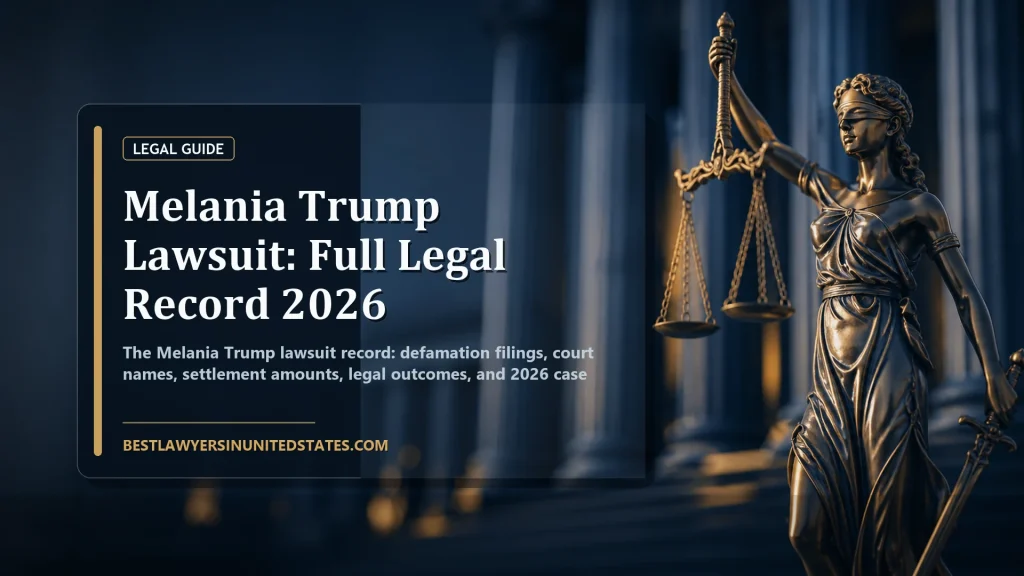 Melania Trump Lawsuit: Full Legal Record 2026 featured legal article image