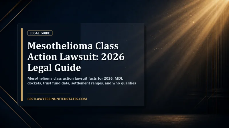 Mesothelioma Class Action Lawsuit: 2026 Legal Guide featured legal article image
