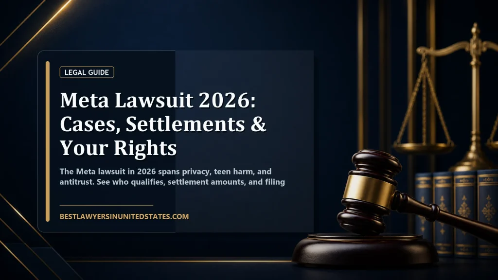 Meta Lawsuit 2026: Cases, Settlements & Your Rights featured legal article image