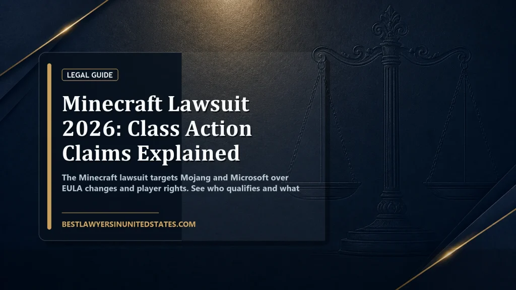 Minecraft Lawsuit 2026: Class Action Claims Explained featured legal article image