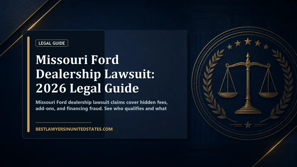 Missouri Ford Dealership Lawsuit: 2026 Legal Guide featured legal article image
