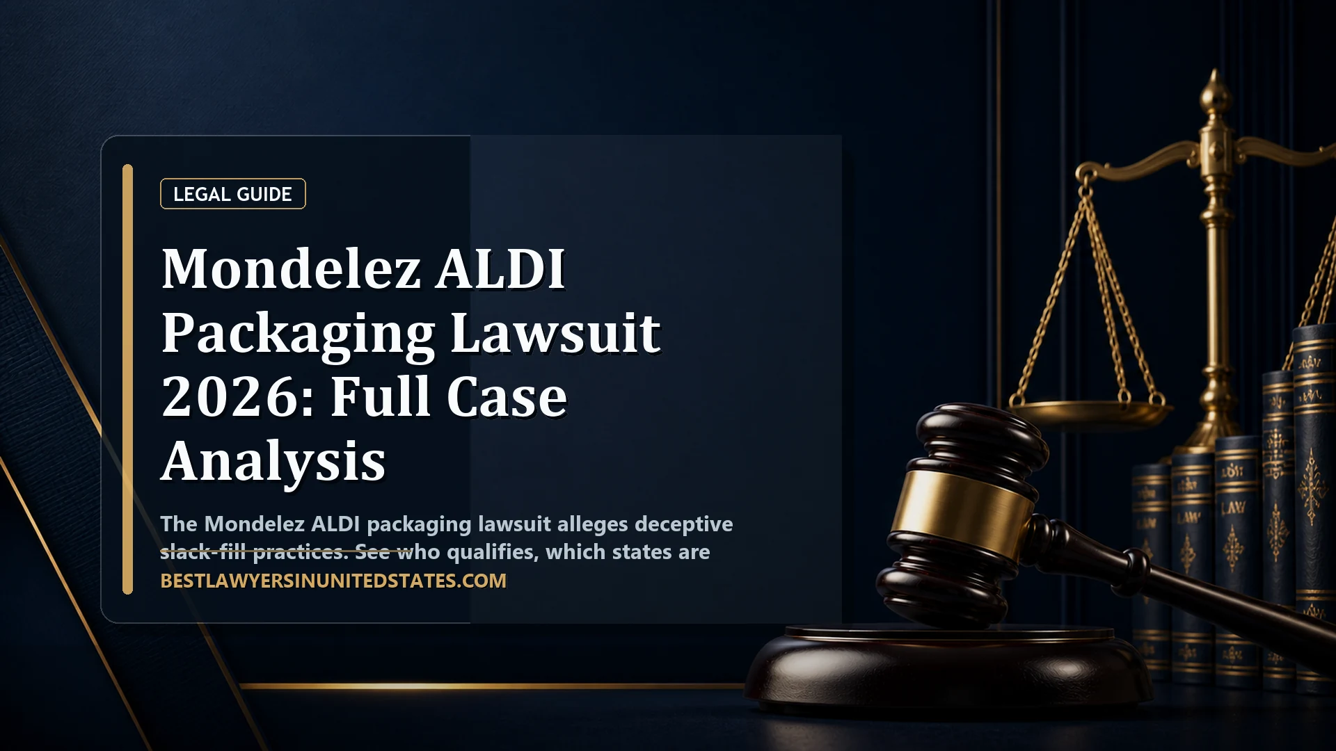 Mondelez ALDI Packaging Lawsuit 2026: Full Case Analysis featured legal article image