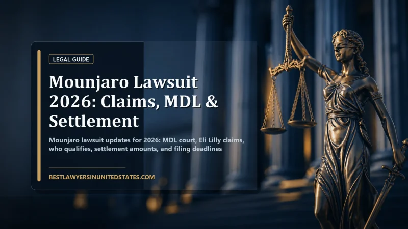 Mounjaro Lawsuit 2026: Claims, MDL & Settlement featured legal article image