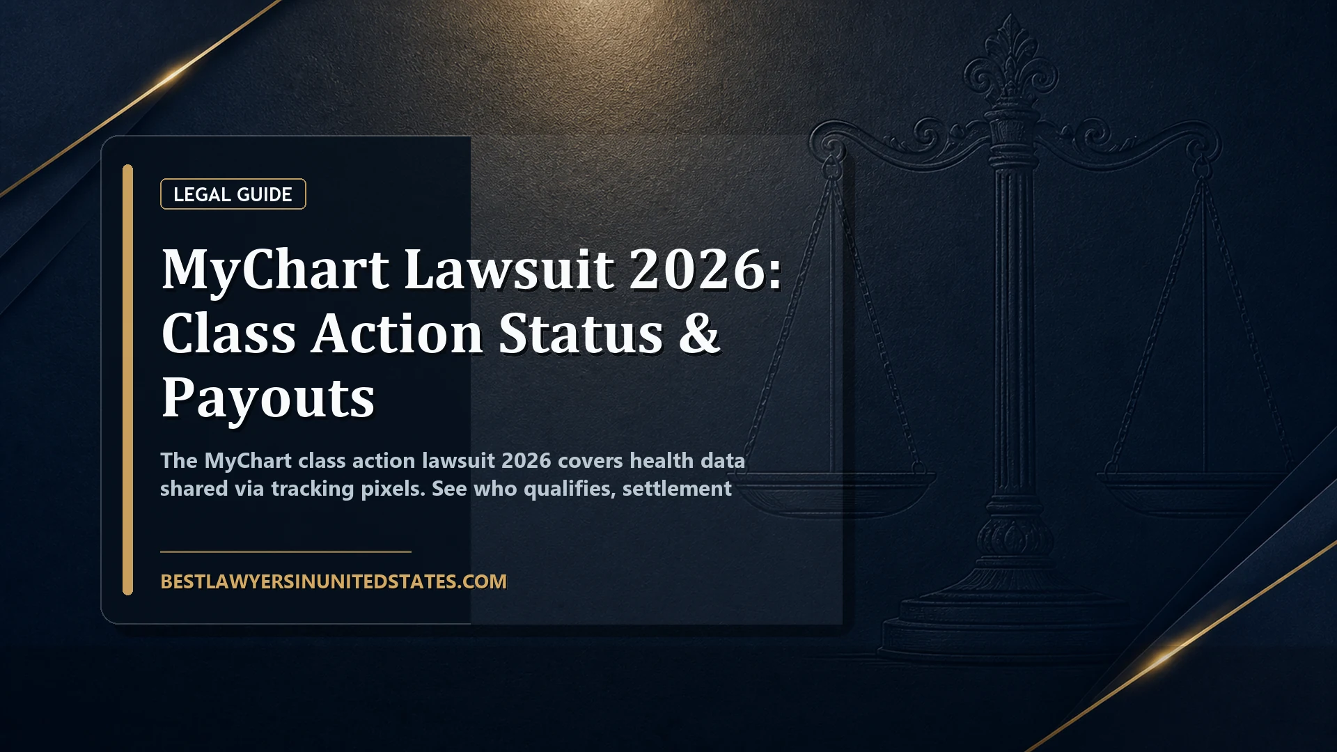 MyChart Lawsuit 2026: Class Action Status & Payouts featured legal article image