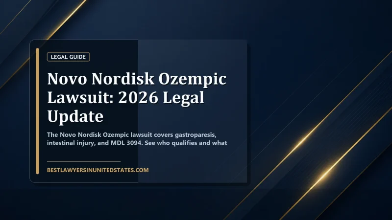 Novo Nordisk Ozempic Lawsuit: 2026 Legal Update featured legal article image