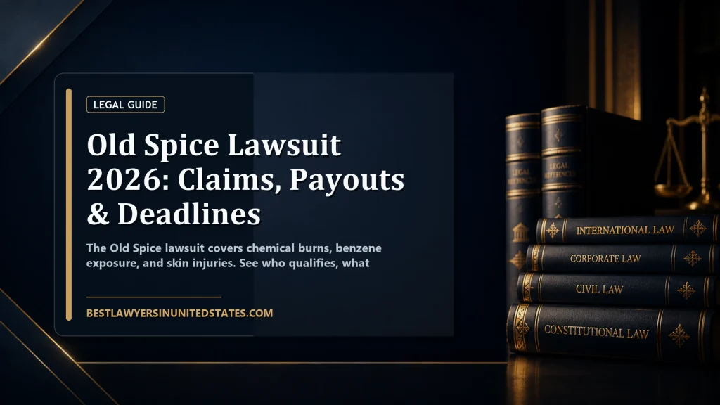 Old Spice Lawsuit 2026: Claims, Payouts & Deadlines featured legal article image