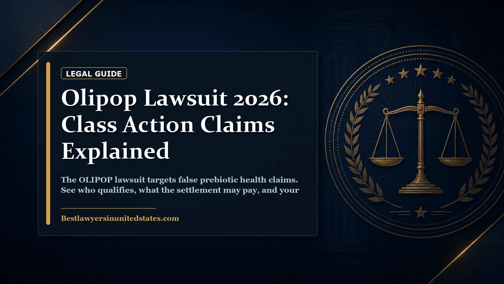 OLIPOP Lawsuit 2026: Class Action Claims Explained featured legal article image