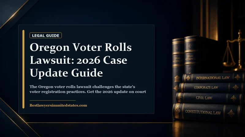 Oregon Voter Rolls Lawsuit: 2026 Case Update Guide featured legal article image