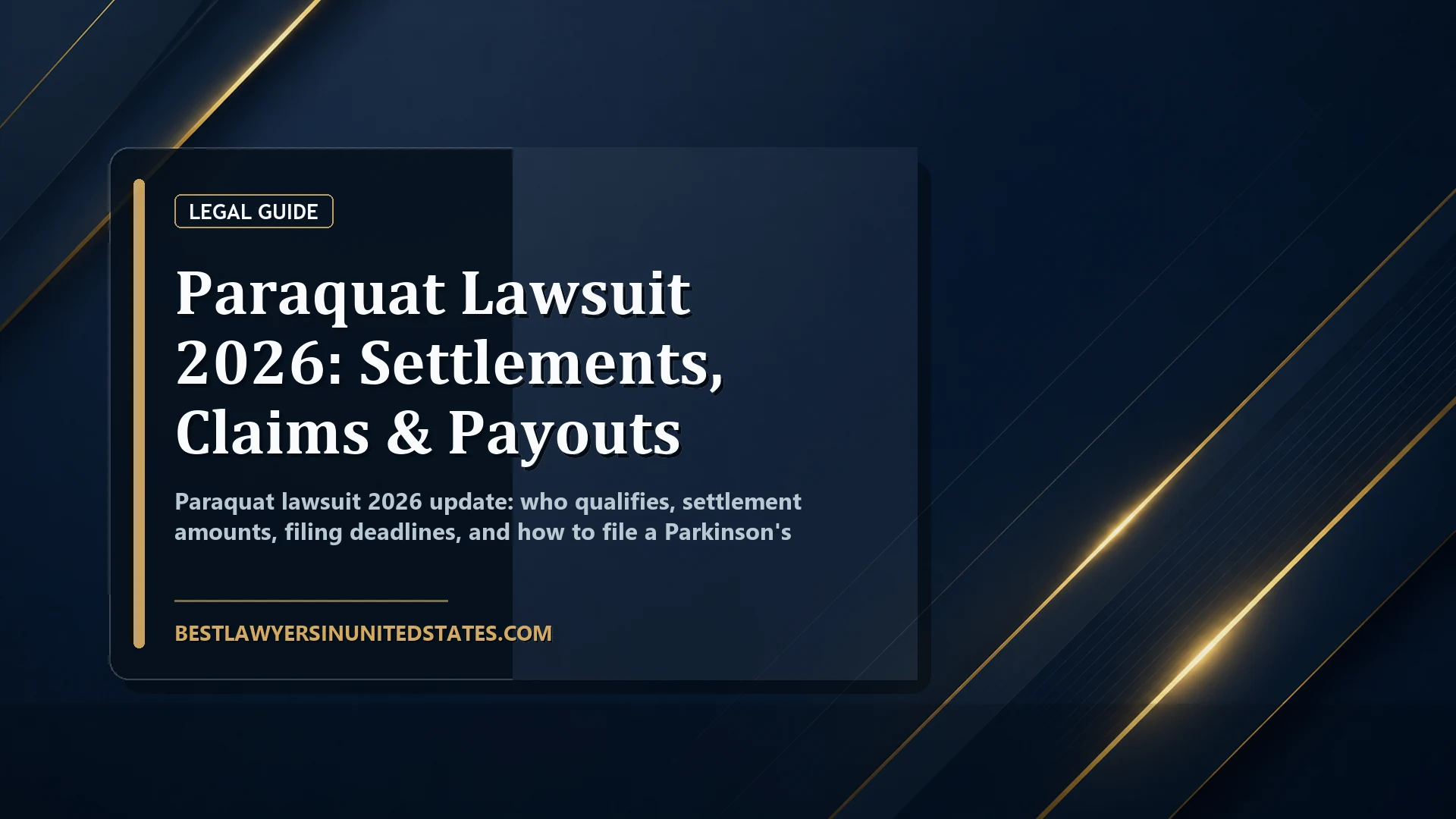 Paraquat Lawsuit 2026: Settlements, Claims & Payouts featured legal article image