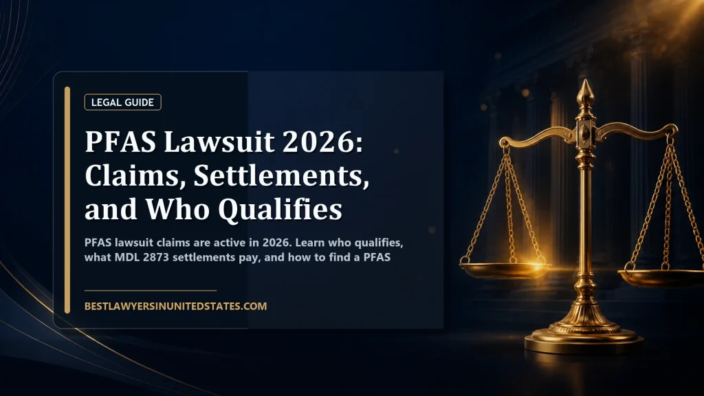 PFAS Lawsuit 2026: Claims, Settlements, and Who Qualifies featured legal article image