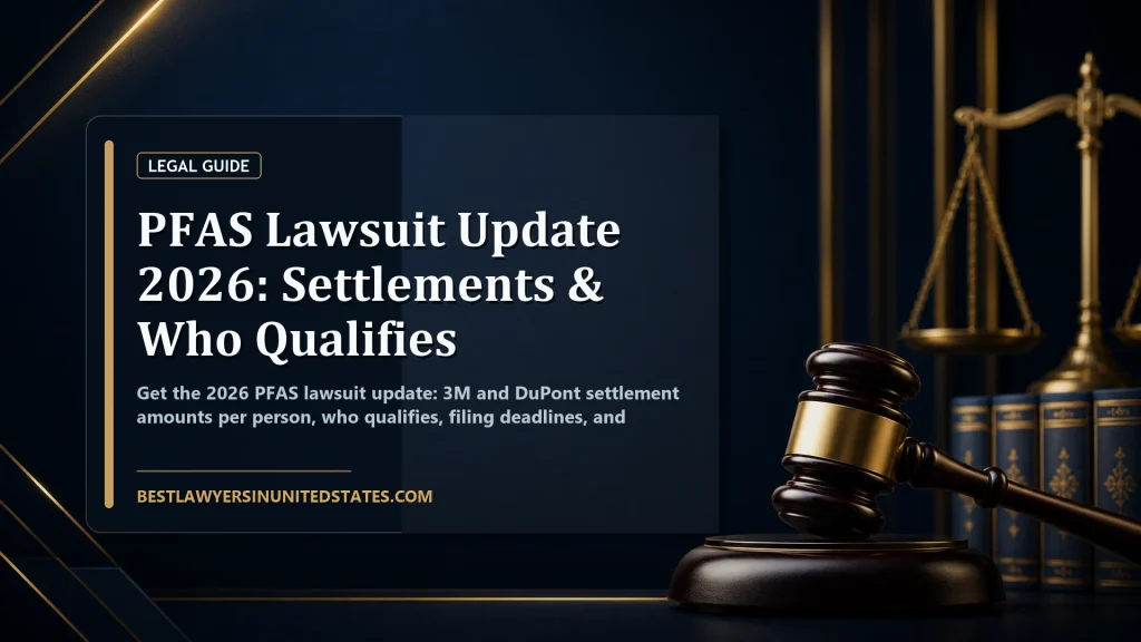 PFAS Lawsuit Update 2026: Settlements & Who Qualifies featured legal article image