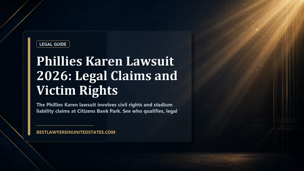 Phillies Karen Lawsuit 2026: Legal Claims and Victim Rights featured legal article image