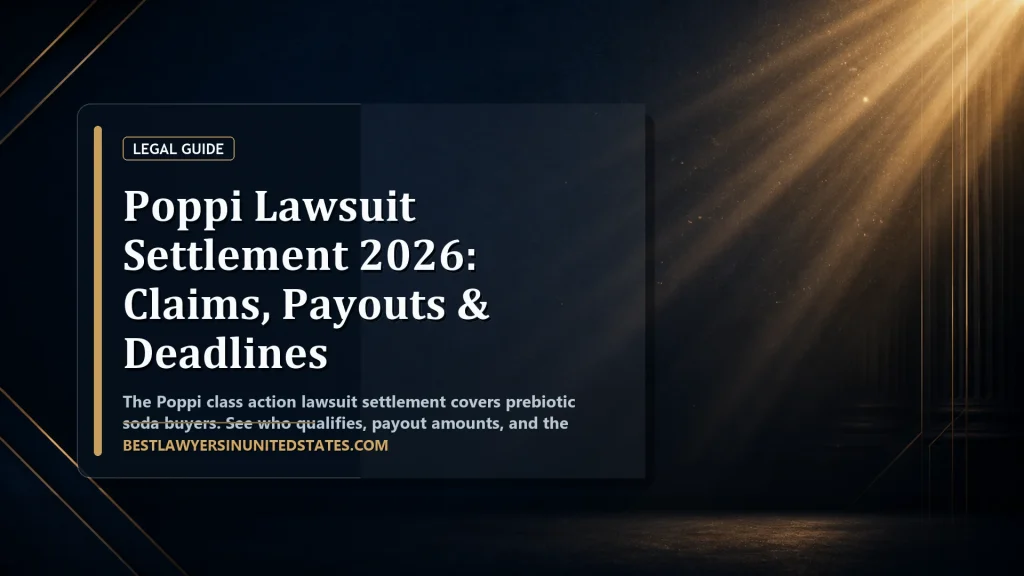 Poppi Lawsuit Settlement 2026: Claims, Payouts & Deadlines featured legal article image